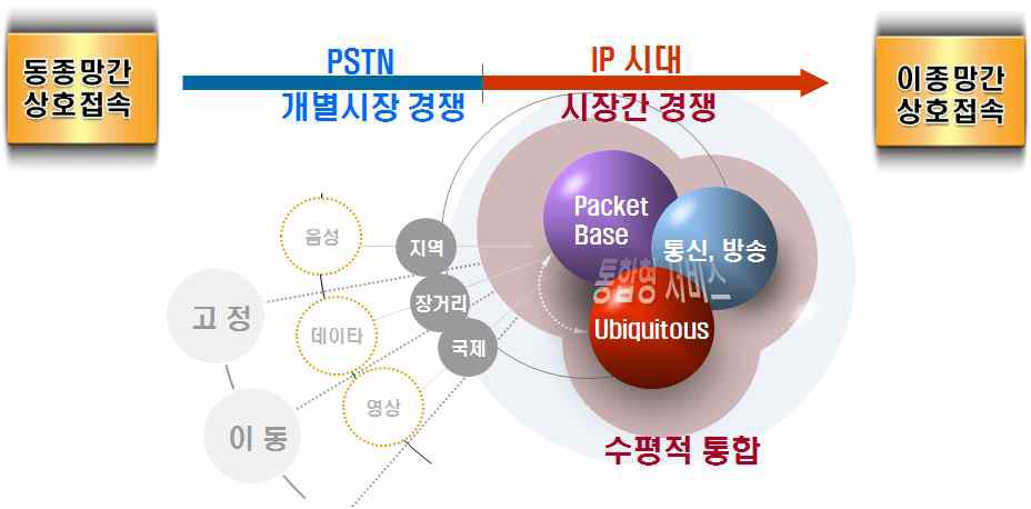 IP화 진화에 따른 시장구조 변화