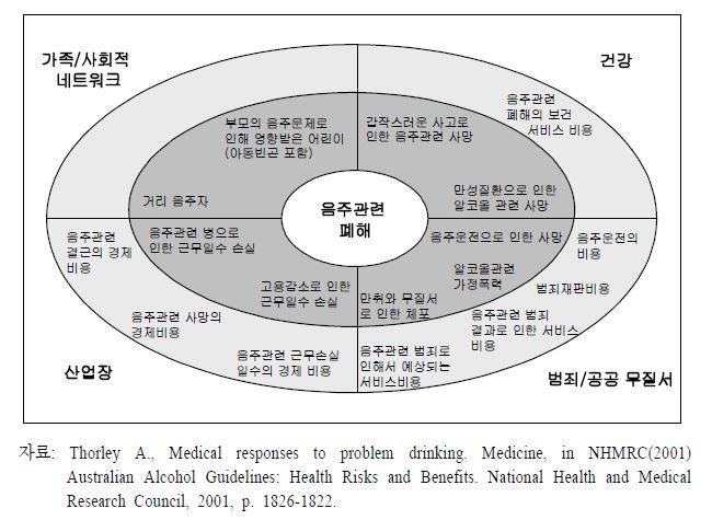 음주관련 폐해의 종류