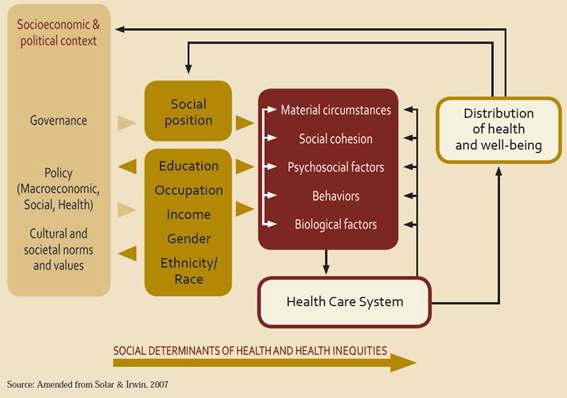 World Health Organization’s Commission on Social Determinants of Health Conceptual Framework