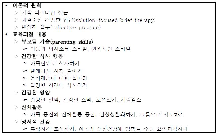 아동의 비만예방에 종사하는 서비스 인력양성 훈련과정 소개 - The HENRY 양성과정