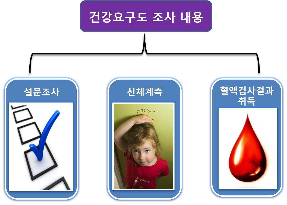 서울시 A구 16개소 지역아동센터 아동의 건강요구도 조사 내용