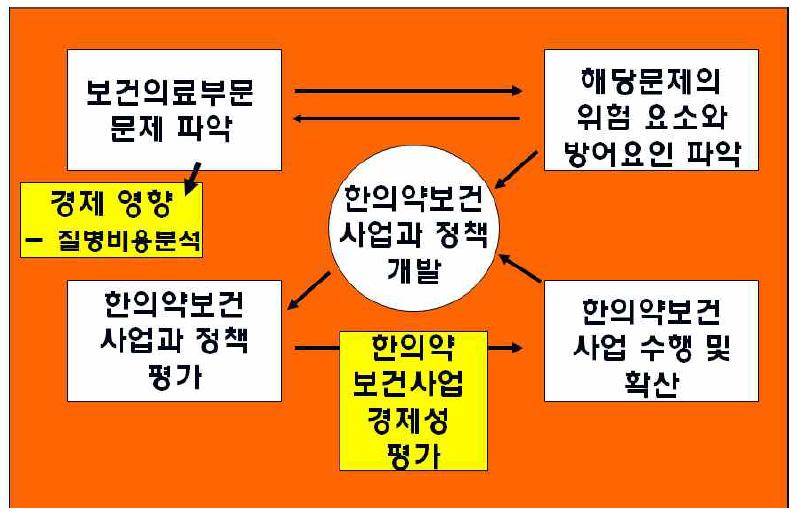 한의약보건사업 및 정책 개발과 확산 과정