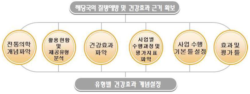 전통의학을 활용한 공중보건사업에서의 질병예방 및 건강효과 개념설정 절차