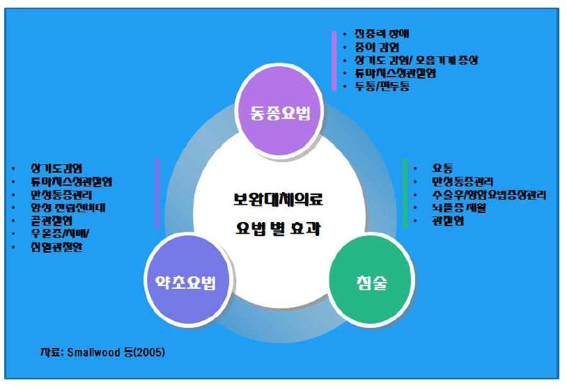 보완대체의료요법의 효과