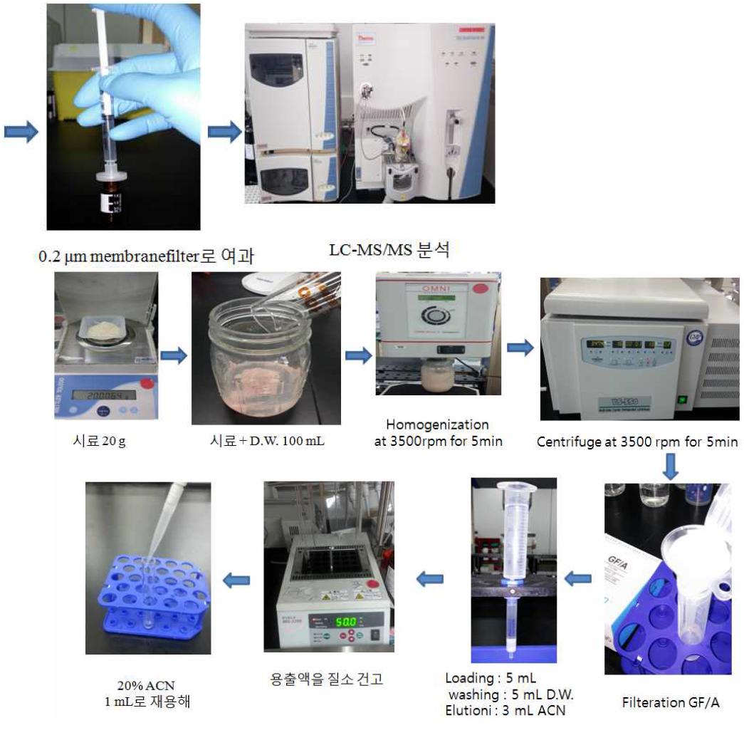 옥수수 중 데옥시니발레놀 분석방법(사진).