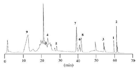 Simultaneous determinations for anthraquinones in the extrac of rhubarb by HPLC