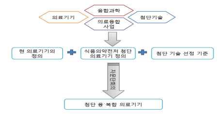 첨단 융·복합 의료기기의 정의, 개념 및 대상범위(분류) 마련 과정