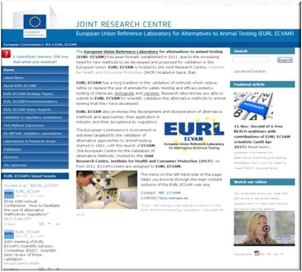 유럽동물대체시험검증기관 (EURL ECVAM)