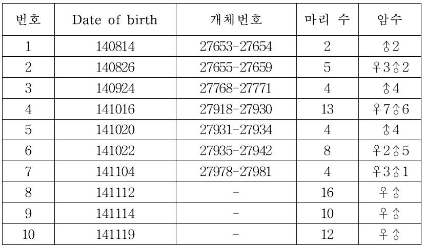 Identification of founder mice.