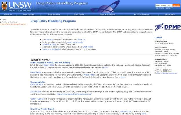 Drug Policy Modelling Program in Australia