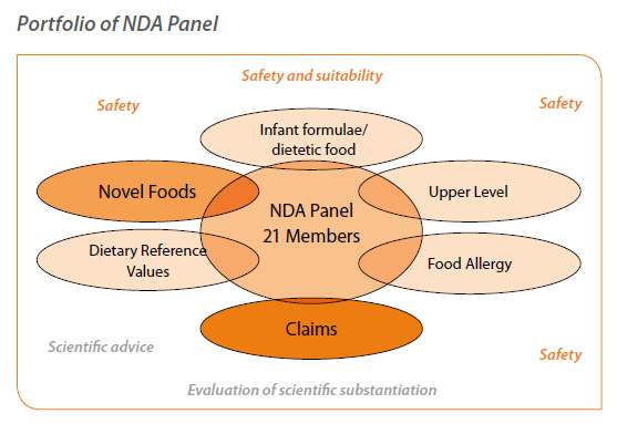 그림 7. EFSA의 NDA 패널의 구성