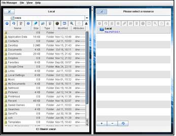 XUP File Manager from Portal