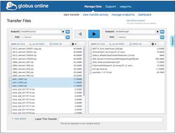 Globus Online File Transfer