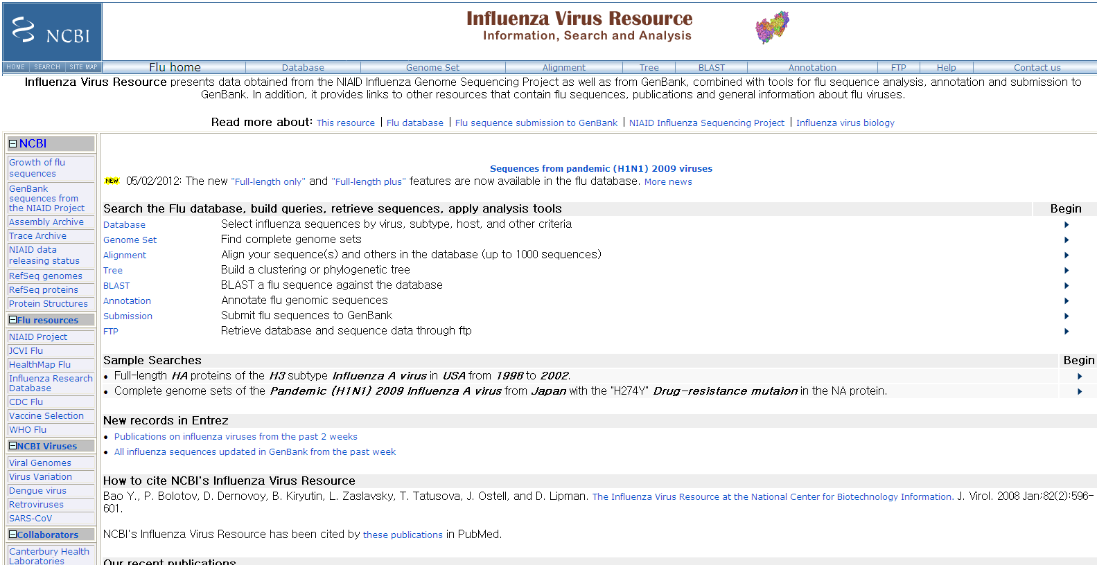 Influenza Virus Resource