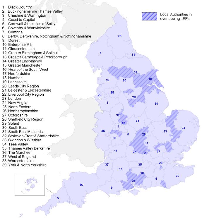 영국의 LEP 구성현황