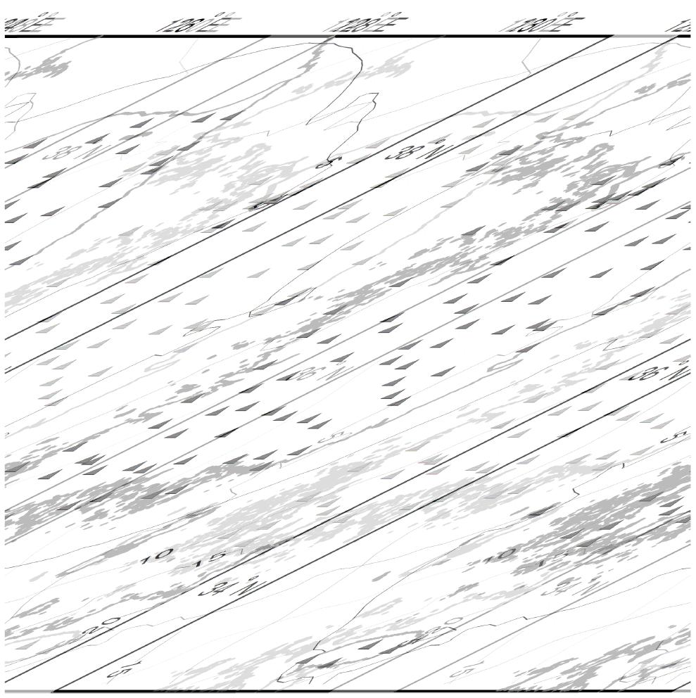 Map showing the epicentral errors (in km) calculated for the KNSN.