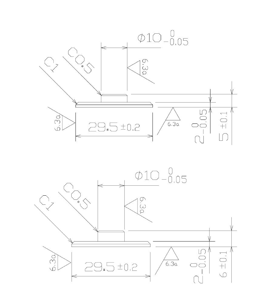 액체탄 설계도면 (누름판_0mm, 1mm)