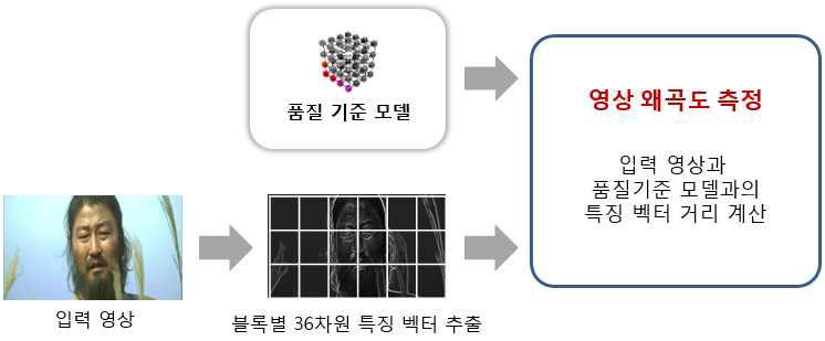 영상 왜곡도 측정 과정