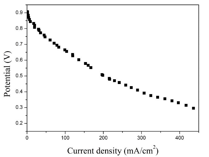 Performance of the graphene nanoribbon electrode