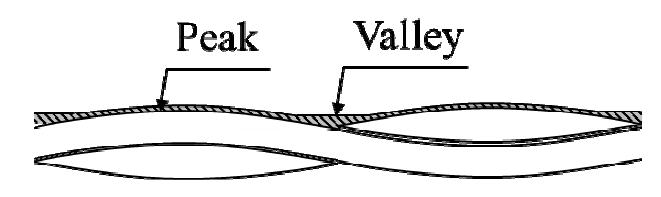 Schematic diagram of the cross section.