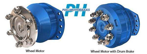 Sample in-wheel hydro pressure motors [Poclain Hydraulics]