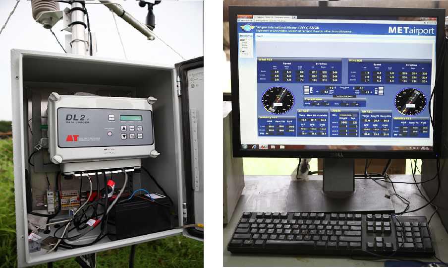 양곤 공항기상대 자동관측 시스템