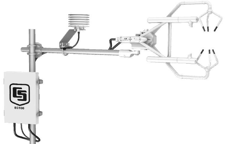 Open-path type infra-red gas analyzer.