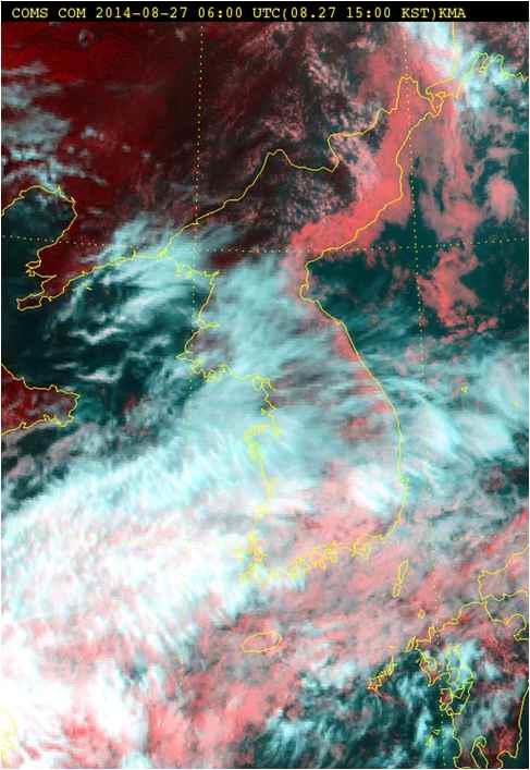Cloud images from COMSFig. 2.3.4. UM 12 km forecast meteogram