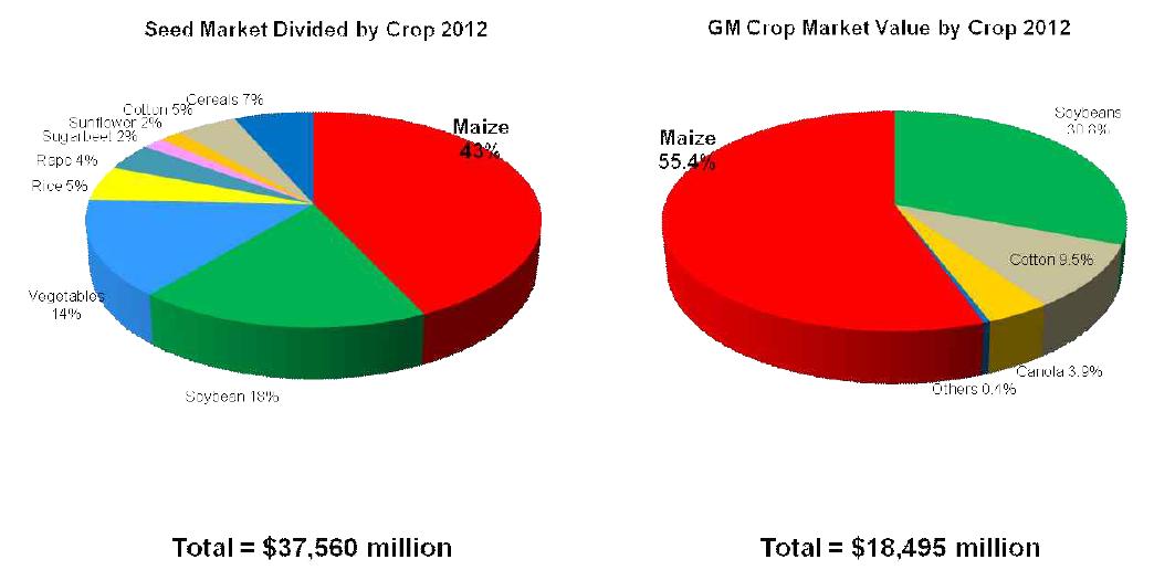 세계 종자 및 GM 작물 시장 규모