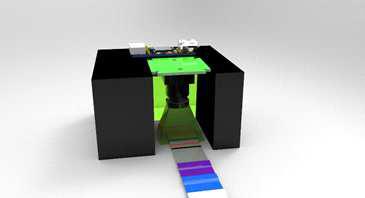 Test Strip reader using mini camera chip and GPS