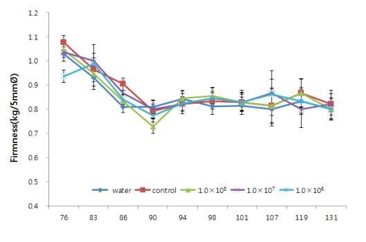 Firmness in tomato as affected by the Kluyvera sp. CL2