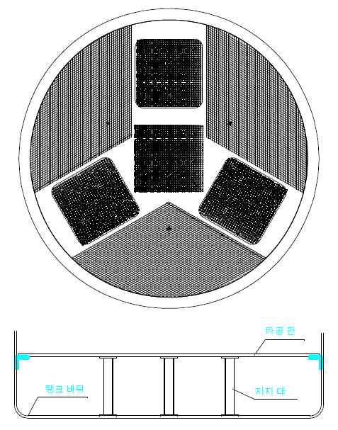 젖소분뇨 생건조장치 내부 설계도