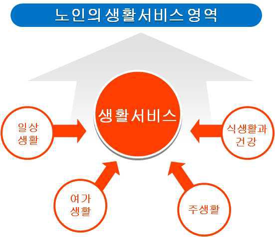 노인의 생활서비스 영역