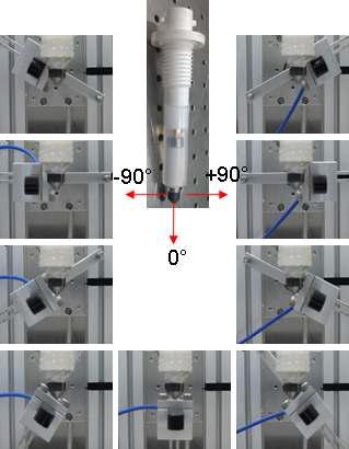 X-선 흡수선량 측정을 위한 방위각 설정