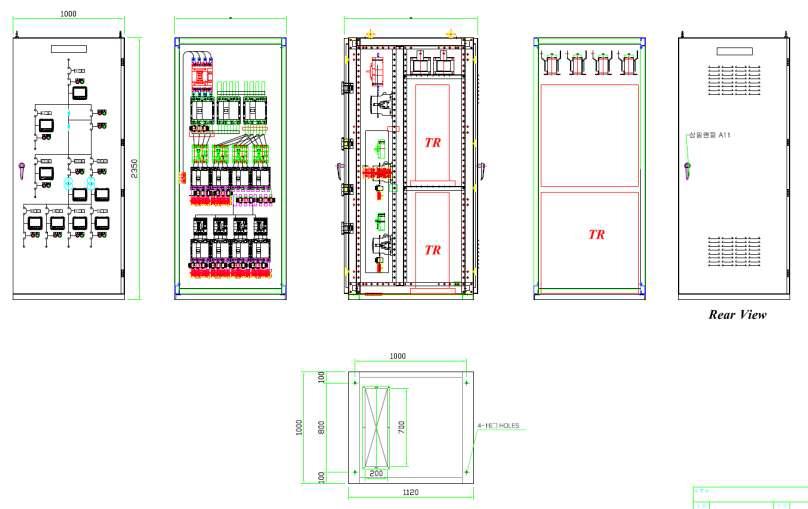 변전소 모의장치 기구도