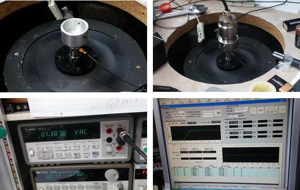 압전형 가속도계 신호응답특성 평가 시험장비