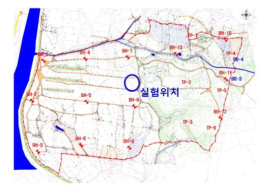 그림 4.2 지반조사 수행 위치