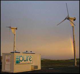 Unst, Shetland 에 설치된 PURE 에너지 시스템