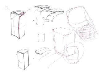 형상 개발 아이디어 진행 스케치2