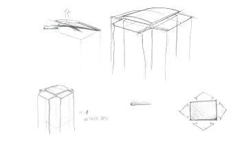 지붕을 활용한 아이디어 진행 스케치3