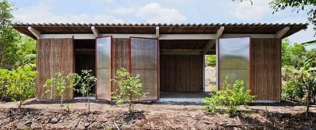 low-cost Vietnamese half-prefab, half-DIY