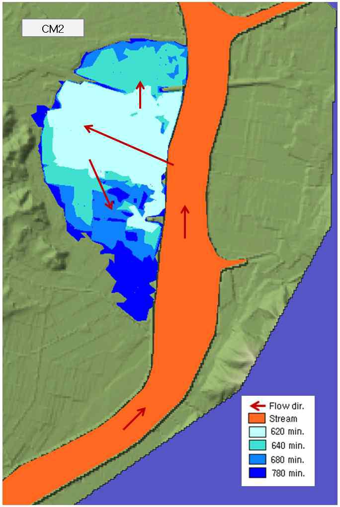 범람해석 결과(CM2)