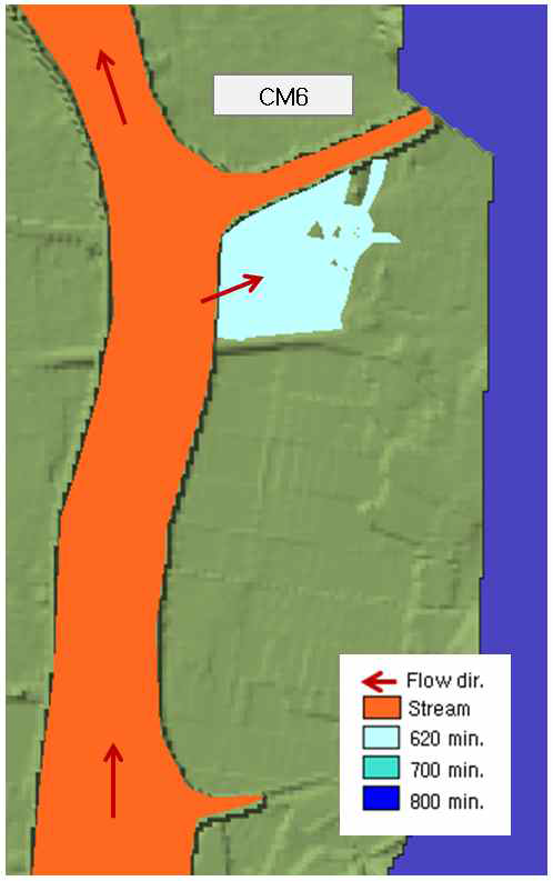 범람해석 결과(CM6)
