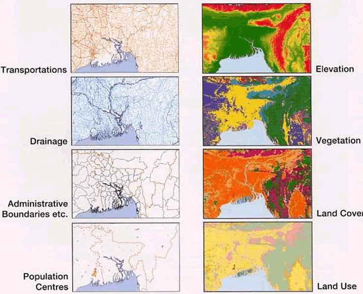 Global Map Database at 1km Resolution