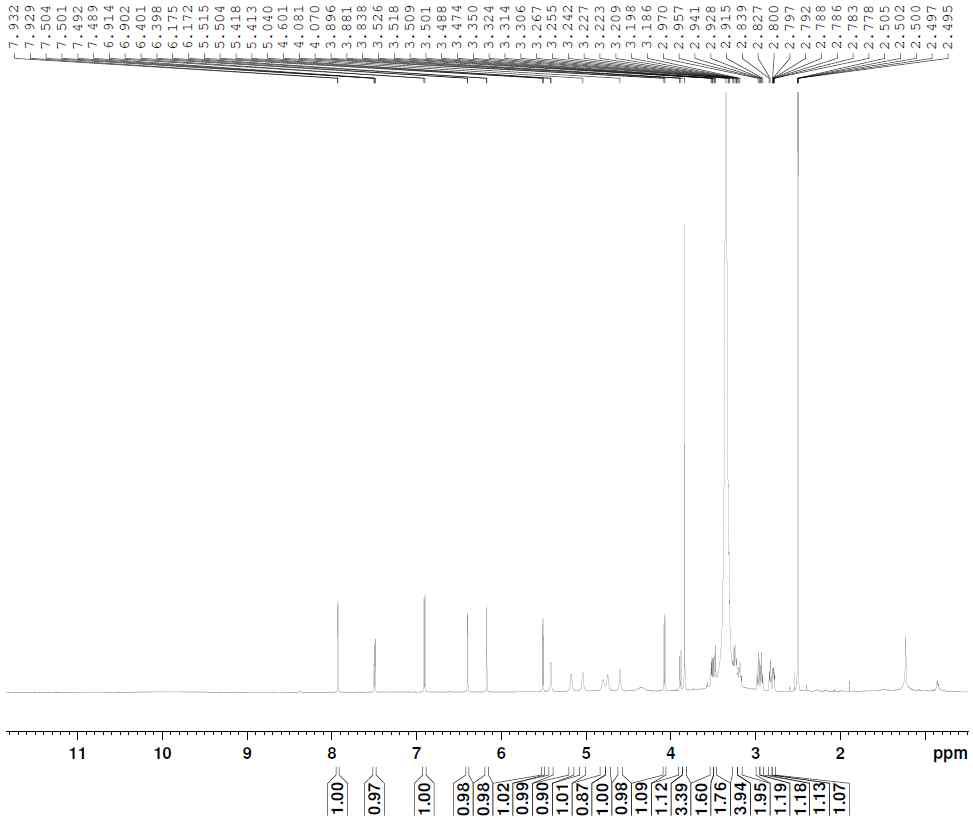 1H-NMR spectrum of compound 17