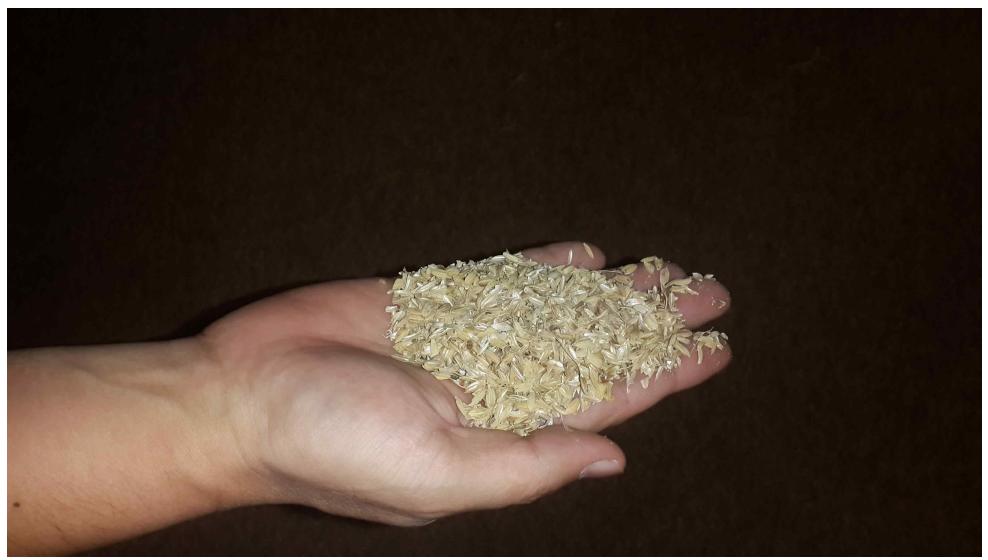 Rice husk for the production of organic filler.