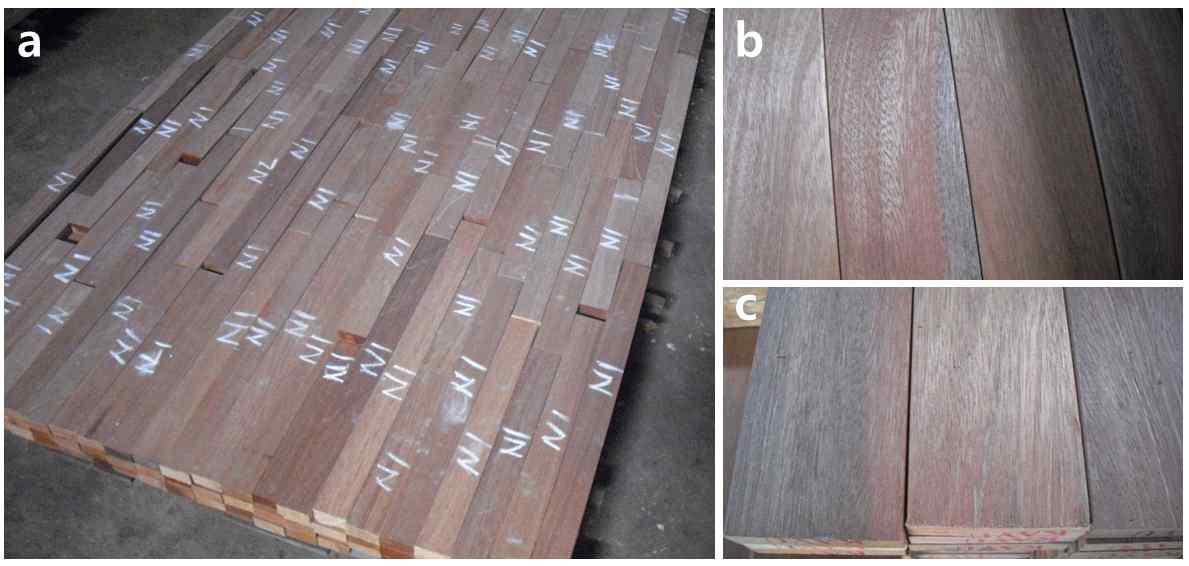 Laminae prepared for manufacturing of laminated board