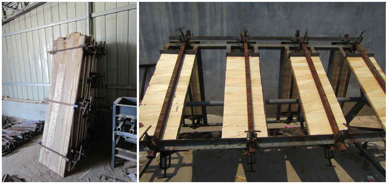 Manufacturing process of laminated board in CN-B
