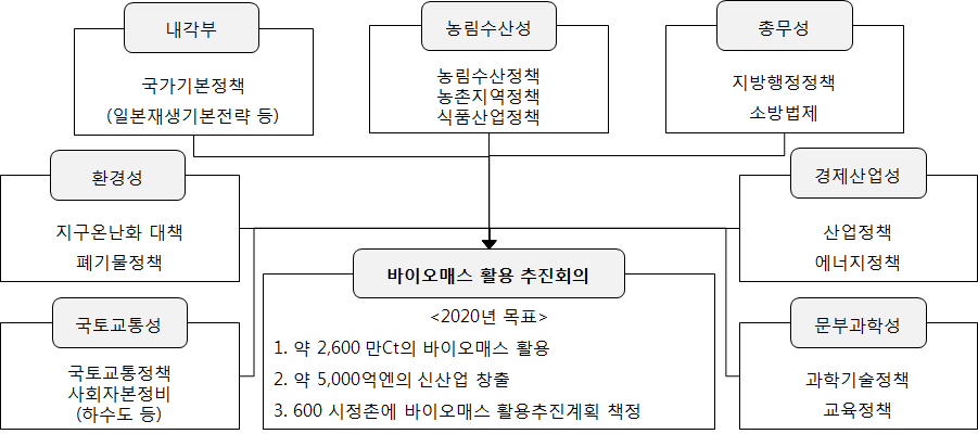 바이오매스 활용 추진 계획 추진 체계