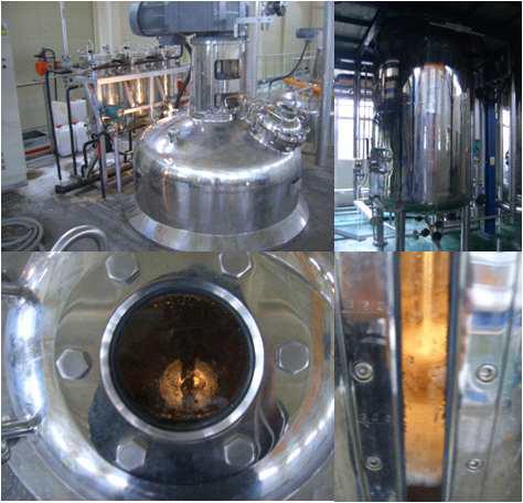 5,000 liter plant scale fermenter used in the study